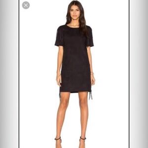 NWT 1.State Faux Suede Fringe Dress